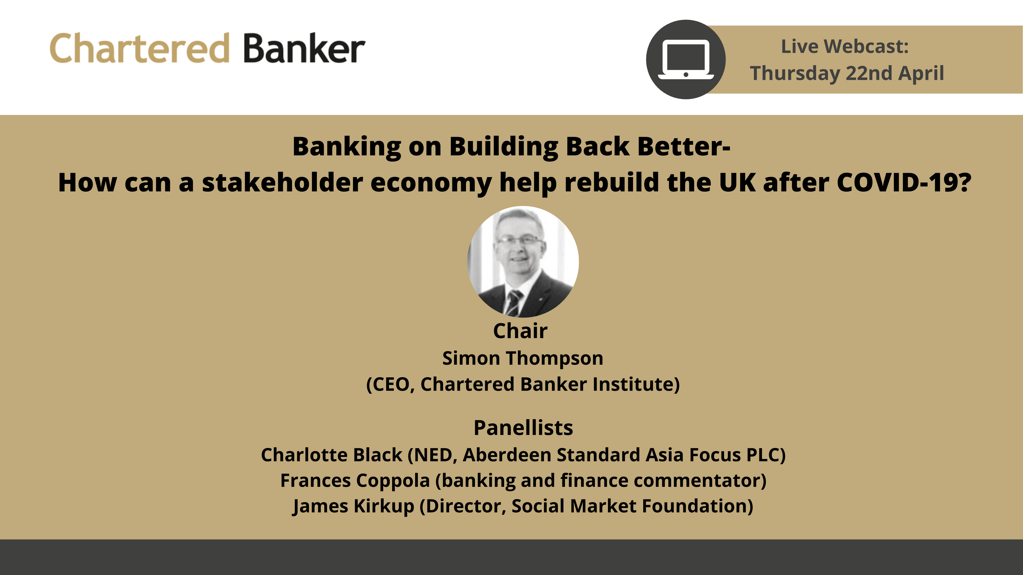 Webcast: Banking on building back better- how can a stakeholder economy help rebuild the UK after COVID-19?