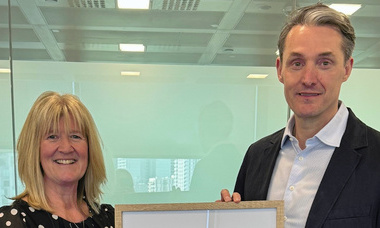 Paul Thwaite receives an Honorary Fellowship from the Chartered Banker Institute