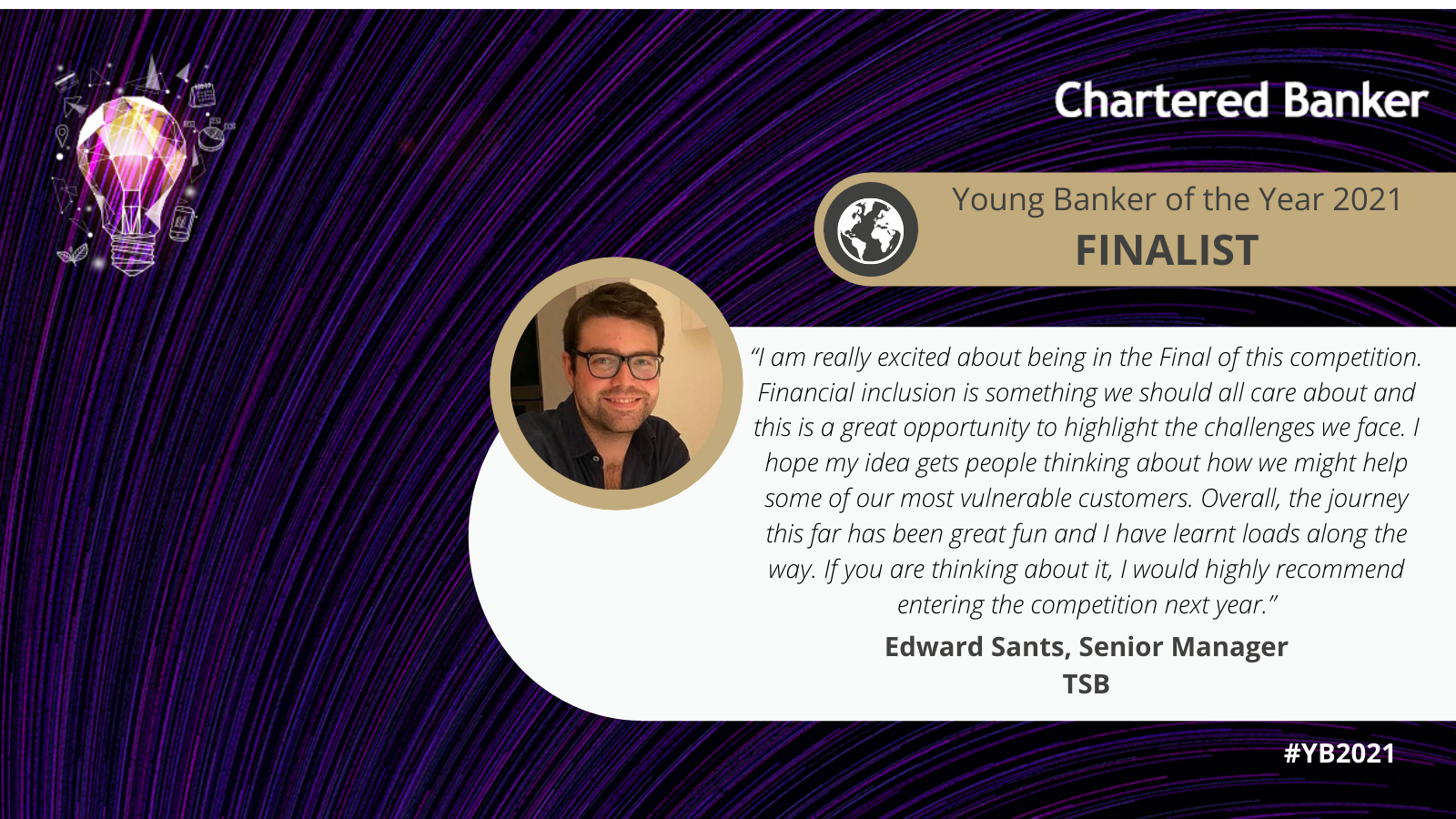 Young Banker of the Year 2021 - Edward Sants Proposal