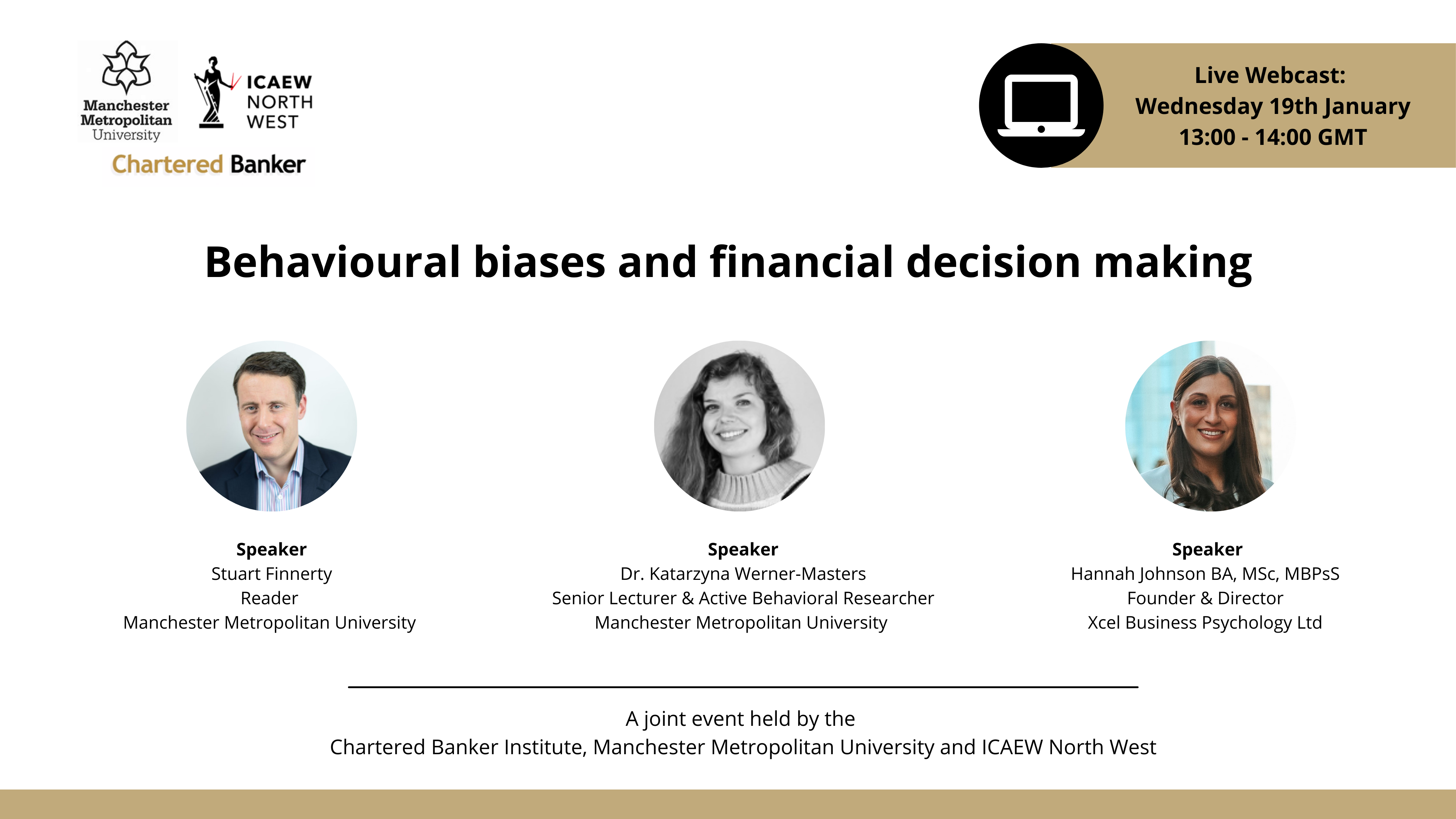 Behavioural biases & financial decision making