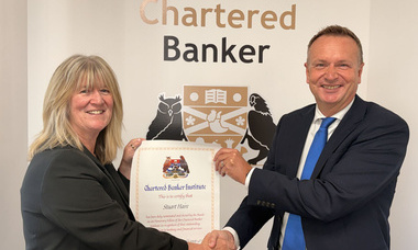 Chartered Banker Institute Awards Honorary Fellowship to Stuart Haire